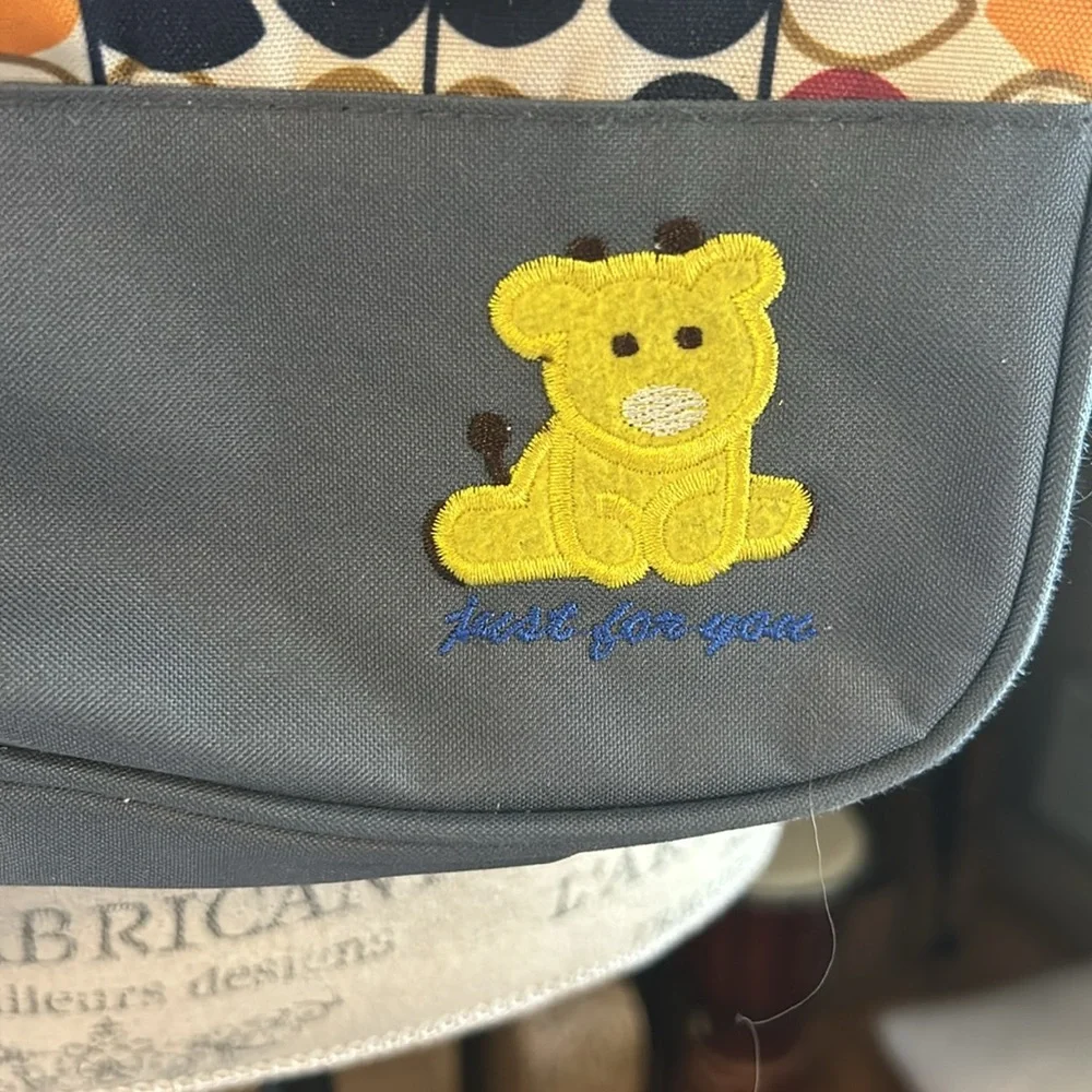 Baby Polka Dot Giraffe Diaper Bag